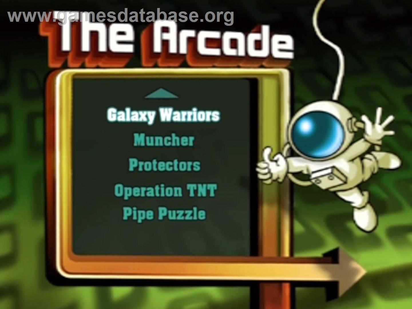 Arcade, The - Sony Playstation 2 - Artwork - Title Screen